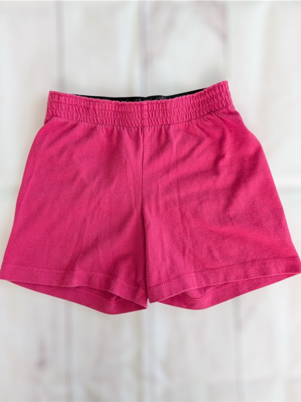 Girl's youth Wonder Nation Pull On Shorts Size XS (4-5) Pink Cotton stretch